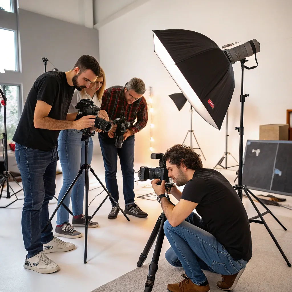 Team of photographers at MINDFORGE studio